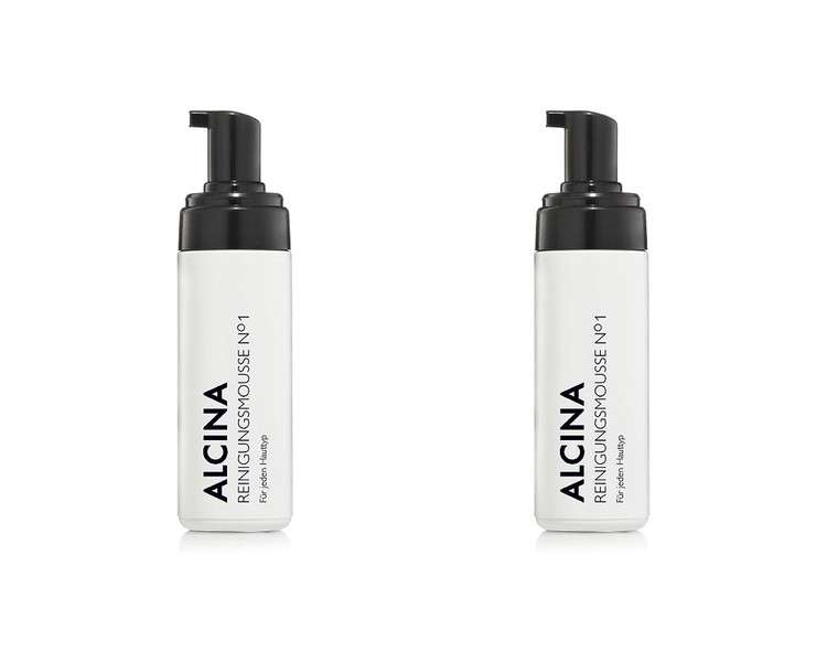 ALCINA N°1 Cleansing Mousse 150ml - Gentle and Thorough Facial Cleansing with Mild Tenside System and Moisturizing Complex