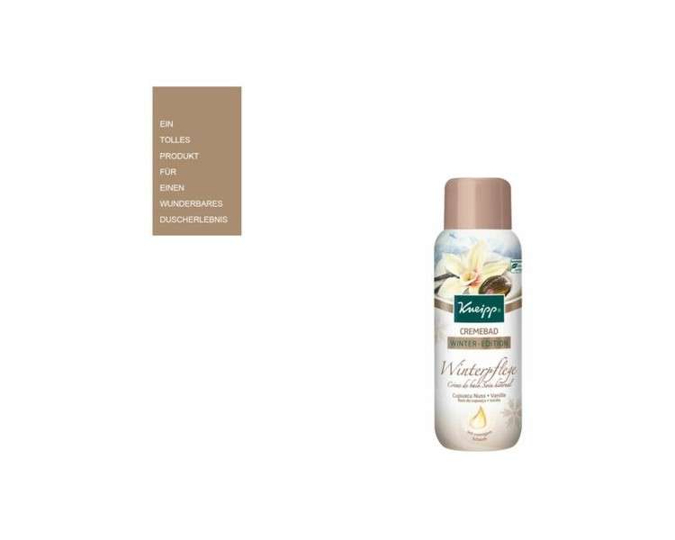 Kneipp Winter Care Cream Bath with Great Nut Vanilla Fragrance 400ml