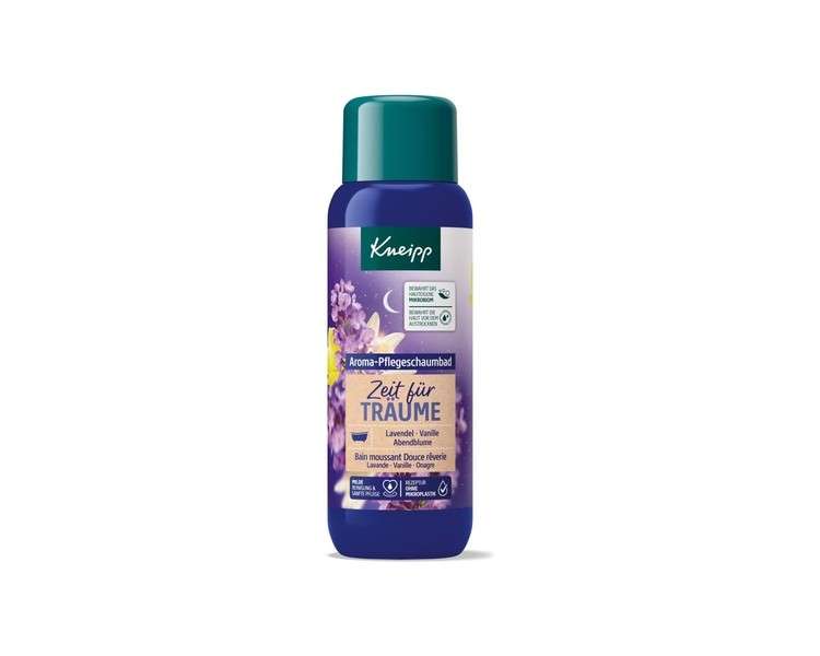Kneipp Aroma Care Foam Bath Time for Dreams Lavender Vanilla and Evening Flower 400ml