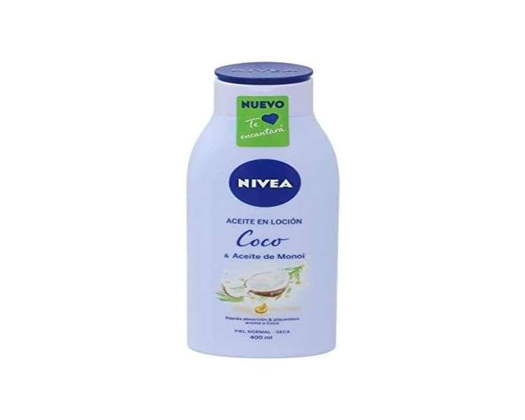 Nivea Coconut Lotion Oil and Monoi Oil 400ml