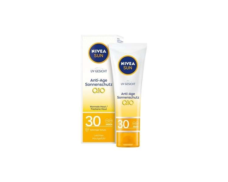 NIVEA SUN UV Face Anti-Age Sunscreen Q10 with SPF 30 50ml