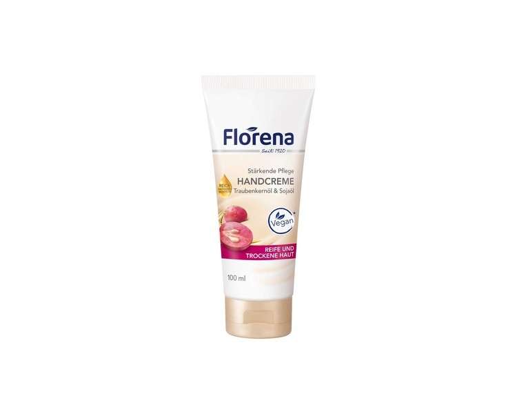 Florena Hand Cream Grape Seed Oil & Soybean Oil 100ml
