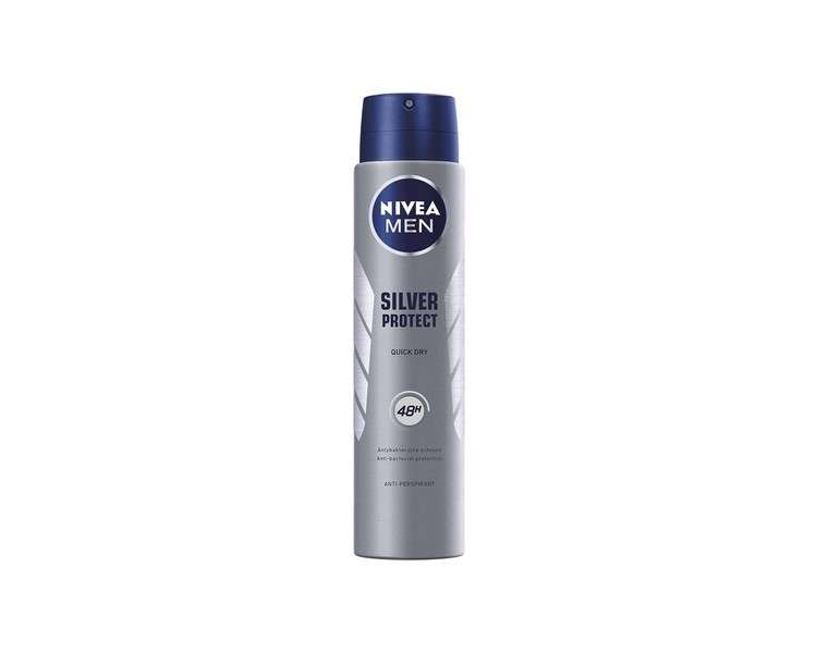 Nivea Men Silver Protect antiperspirant spray 48H 250ml