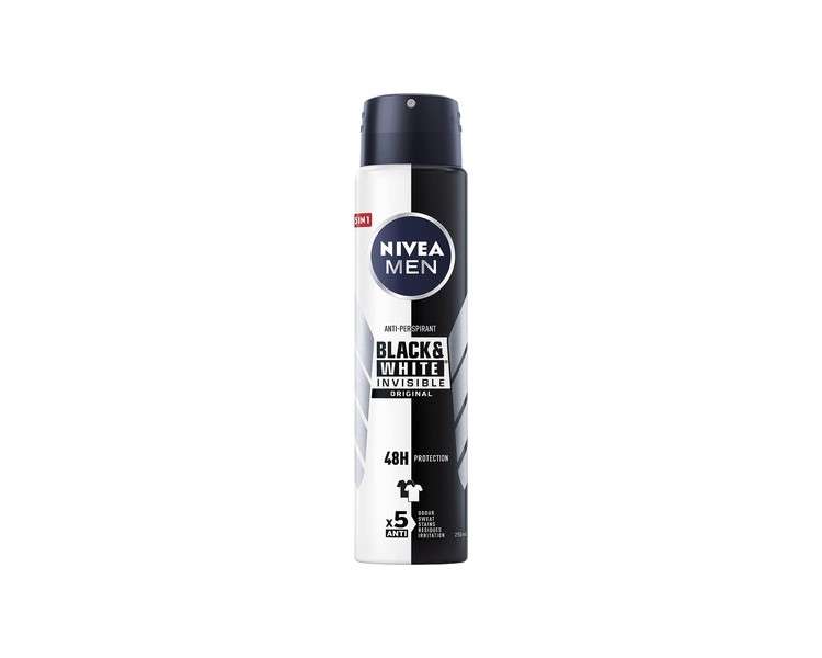 Nivea Black & White Invisible Original Antiperspirant Spray 250ml