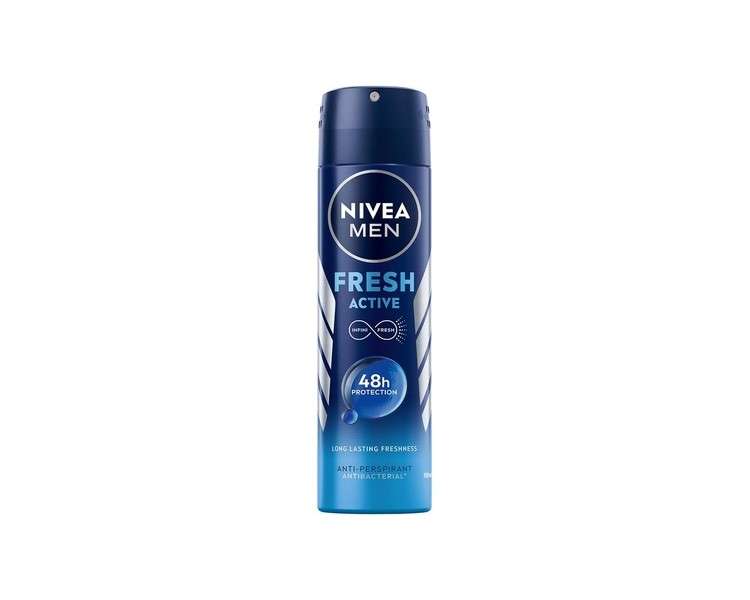 Nivea Fresh Active Antiperspirant Spray 150ml