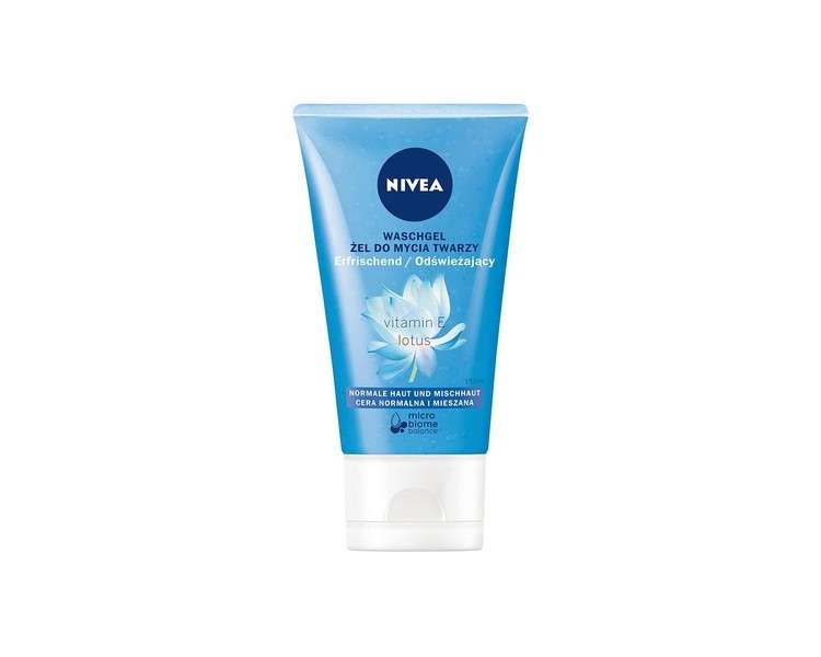 Nivea Refreshing face wash gel for normal and combination skin 150ml