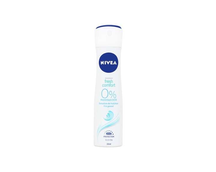 Deodorant fresh comfort 0% Aluminium Nivea 150ml