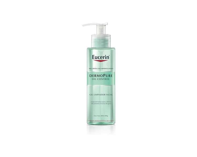 Eucerin Dermopure Facial Cleansing Gel Oily Skin 200ml