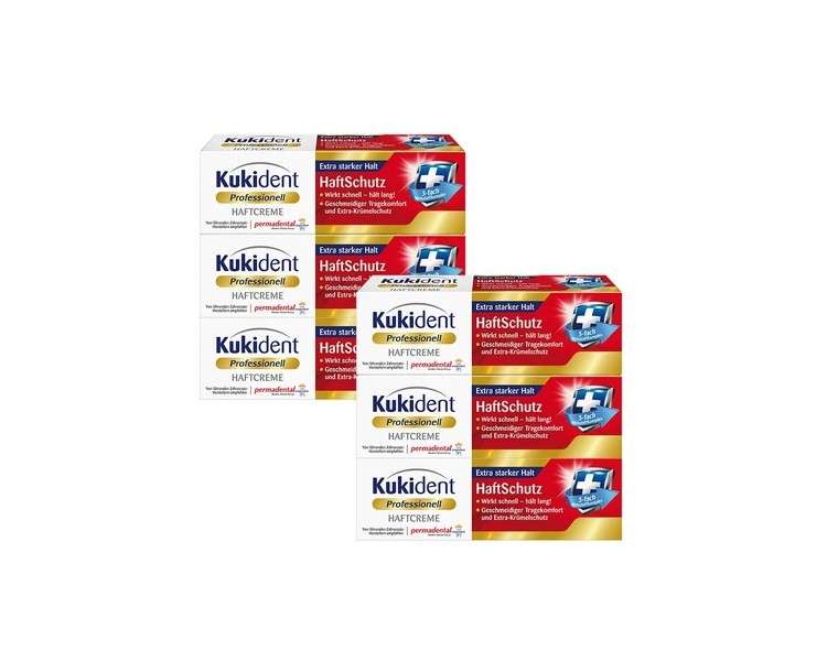 Kukident Adhesive Cream Strong Adhesive Protection 40g