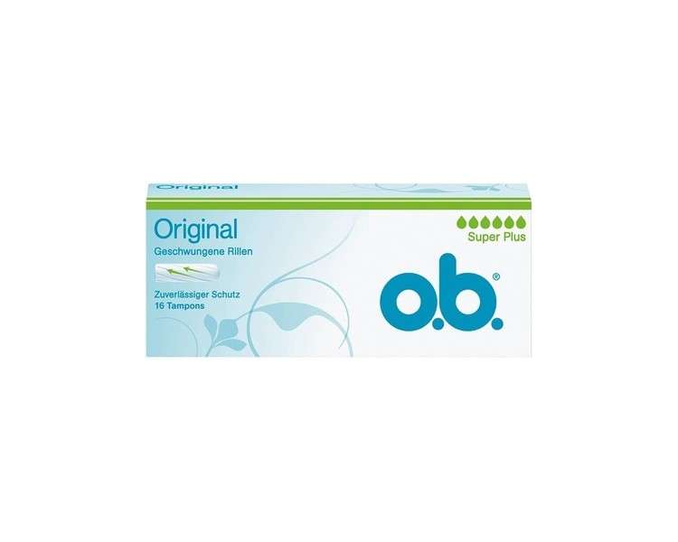 o.b. Original Tampons Super Plus