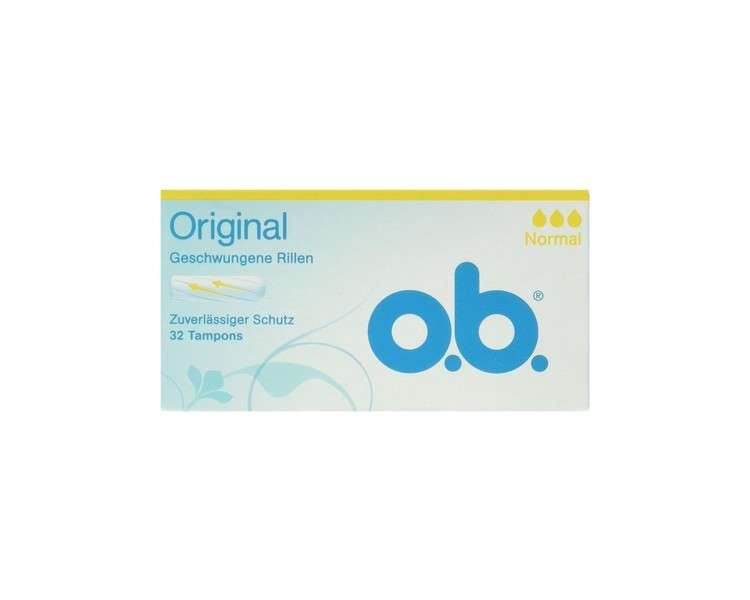 o.b. Original Tampons Normal 32 Pieces