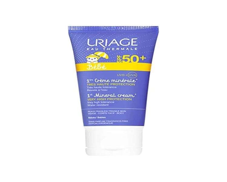 Uriage Baby Mineral Cream SPF50+ Sunscreen 50ml