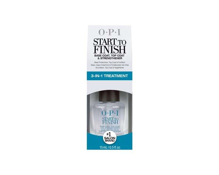 OPI Start To Finish 3-in-1 Strengthener Base & Top Coat 15ml