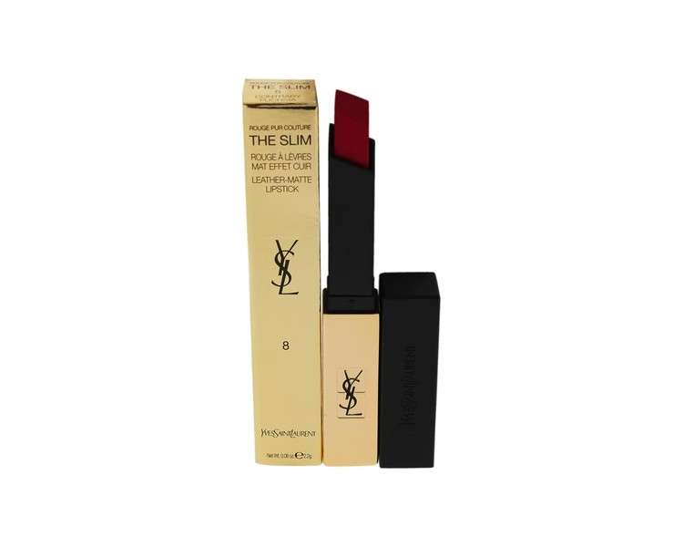 Rouge Pur Couture The Slim Matte Lipstick (8) Countrary Fuchsia 0.08oz