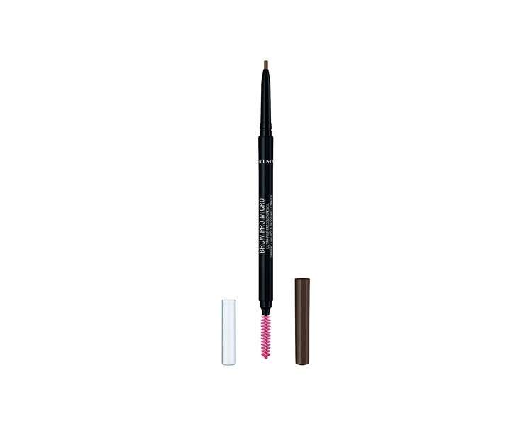 Rimmel London Brow Pro Microdefiner Eyebrow Pencil 002 Soft Brown 0.9g