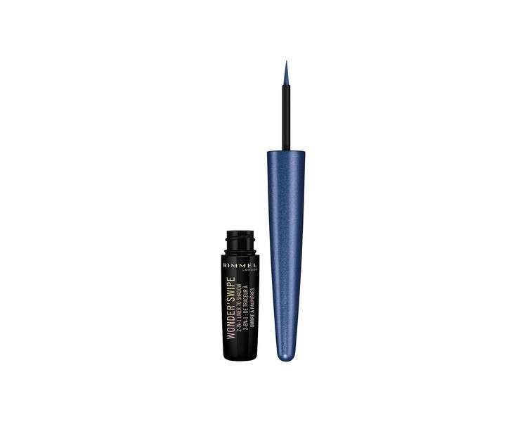 Rimmel London Wonder Swipe 2 In 1 Glitter Eyeliner To Eyeshadow 013 Front Stage 1.7ml