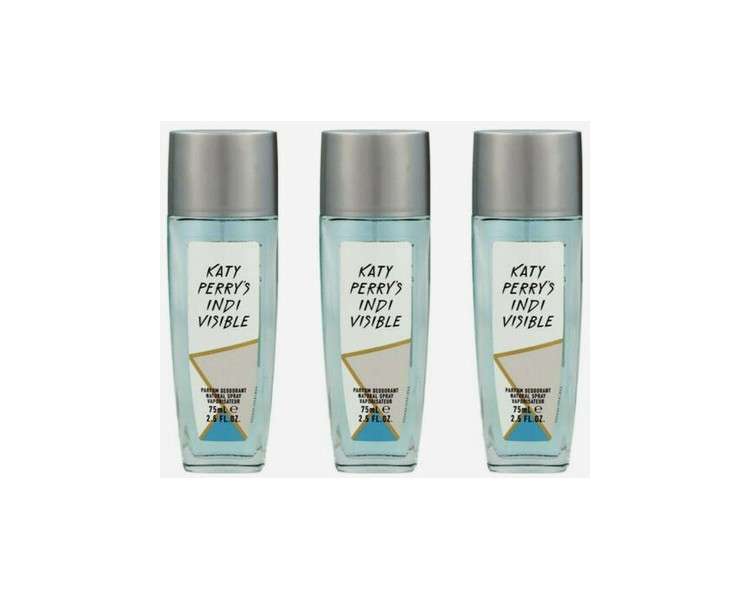 Katy Perry Indi Visible Perfume Deodorant Natural Spray Vaporizer 75ml