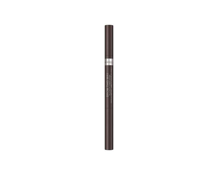 Rimmel London Brow This Way Fill & Sculpt Eyebrow Definer Dark Brown