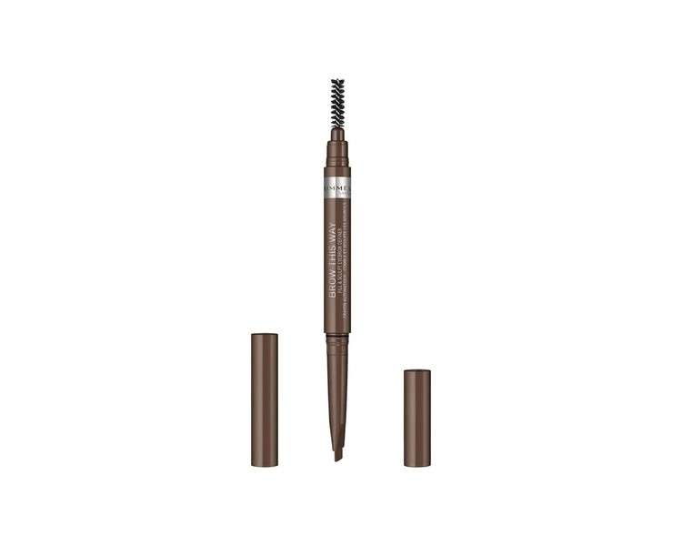 Rimmel London Brow This Way Fill & Sculpt Eyebrow Definer Medium Brown