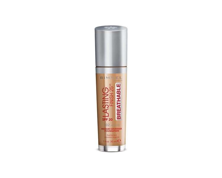 Rimmel London Lasting Finish Breathable Foundation SPF 20 502 Hazelnut