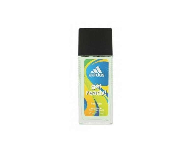 Adidas Get Ready! for Him Refreshing Body Spray Fragrance Men Citrus Scent 75ml