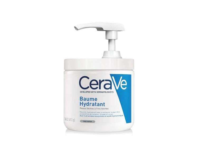 CeraVe Moisturising Cream for Body and Face with Pump Dispenser 454g