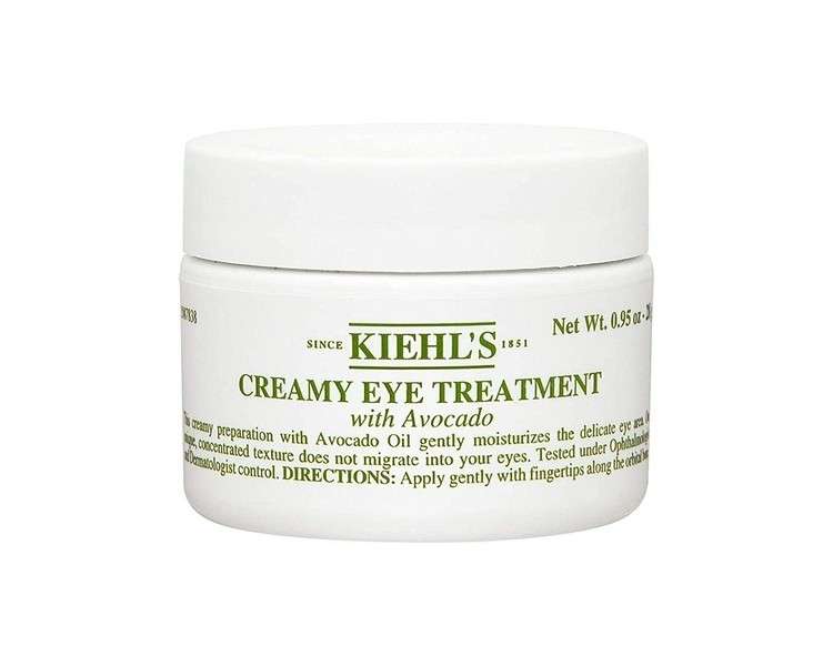 Creamy Eye Treatment with Avocado by Kiehls for Unisex - 0.95 oz