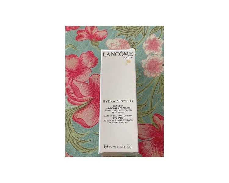 Lancome Hydra Zen Yeux Anti-Stress Moisturizing Eye Care NIB Sealed $67