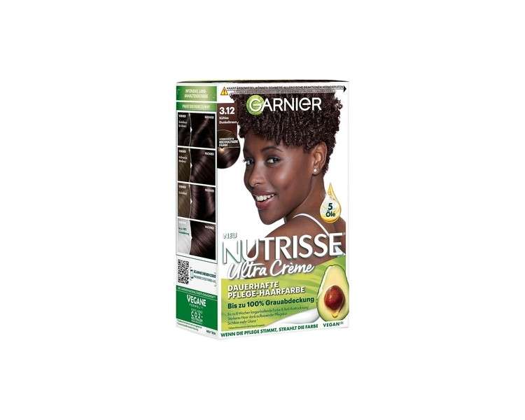 Garnier Nutrisse Cream 3.12 - Cool Brown  Permanent Hair Color 216g