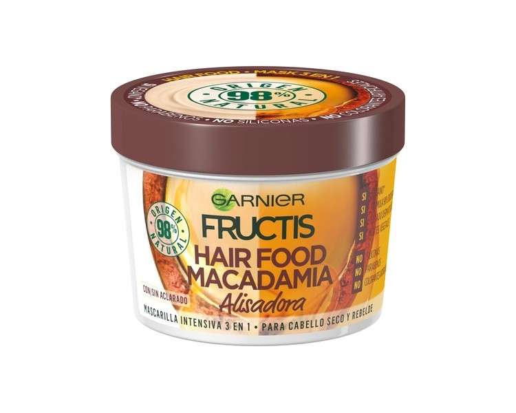 Garnier Fructis Hair Food Macadamia Smoothing Mask 390ml