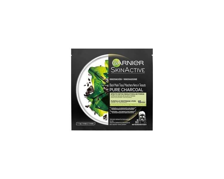 Garnier - Tissue Mask Black Pure Charcoal