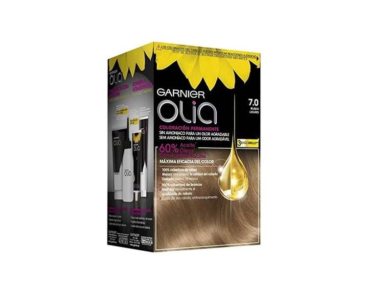 Garnier Olia Permanent Hair Color Without Ammonia  Blonde 7.0