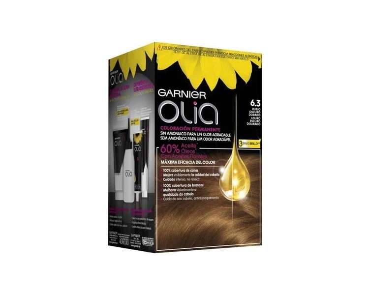 Garnier Olia Permanent Coloring 7,3 Golden Dark Blonde