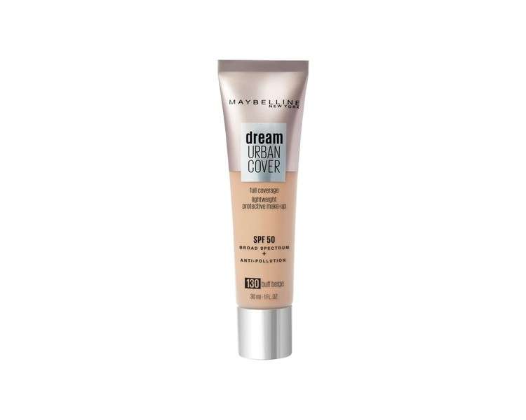 Maybelline Dream Urban Cover All-In-One Protective Makeup 130 Buff Beige 30ml