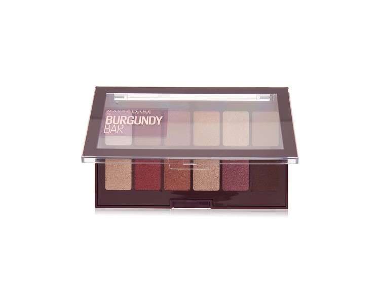 Maybelline New York, The Burgundy Bar Eyeshadow Palette 12 colors