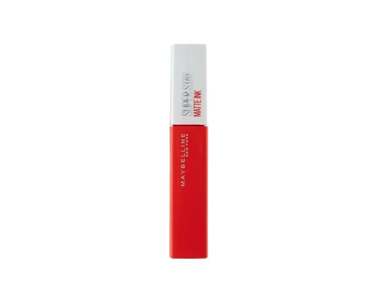 Maybelline Superstay Matte Ink Longlasting Liquid Orange Red Lipstick 12 Hour Wear Non Drying 25 Heroine
