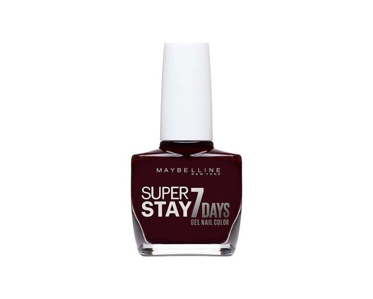 Maybelline Forever Strong SuperStay 7day Gel 287 Midnight Red Nail Polish 10ml