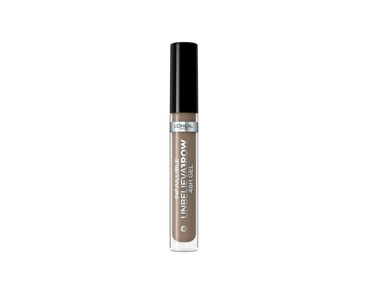 L'Oreal Paris UnbelievaBrow Long-Lasting Eyebrow Gel Smudge-Proof Transfer-Proof Waterproof 102 Cool Blonde