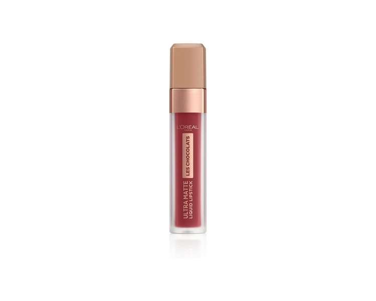 L'Oreal Paris Les Chocolats Ultra Matte Liquid Lipstick 864 Tasty Ruby 856 70% Yum