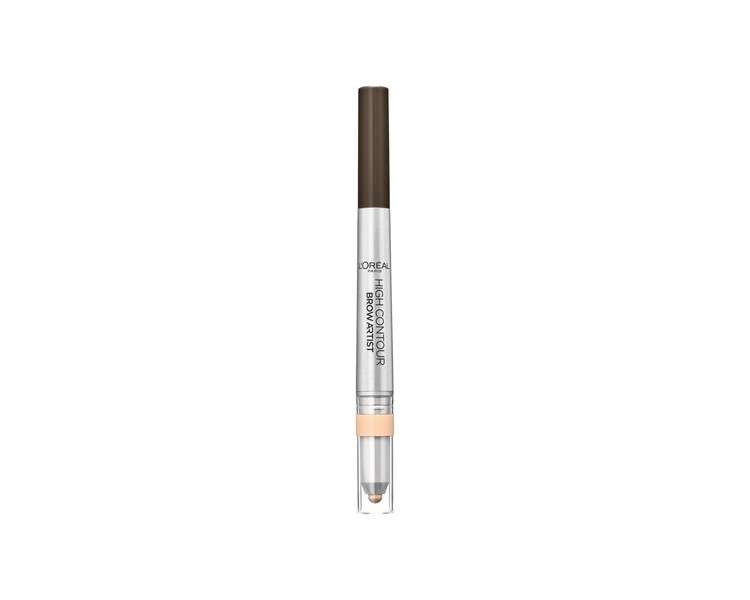 L'Oreal Paris High Contour Brow Pencil & Highlighter Duo 109 Ebony 1 Count