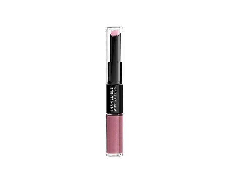 Loreal Paris Infallible 24hr 2 Step Lipstick 125 Born to Blush 5ml