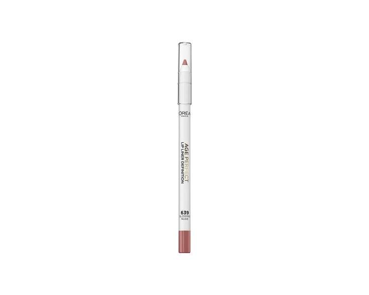 L'Oreal Age Perfect Anti-Feathering Lip Liner Pencil 639 Glowing Nude