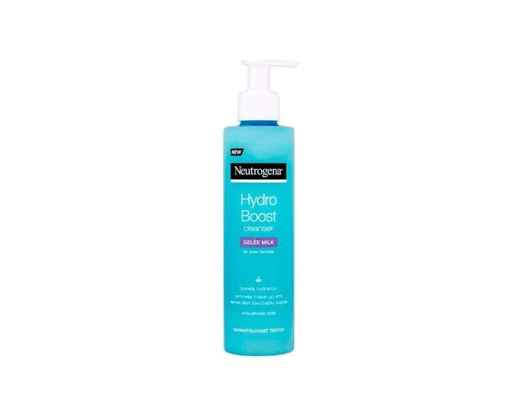 Neutrogena Hydro Boost Gelée Milk Cleanser for Visibly Clean Skin with Hyaluronic Acid 200ml