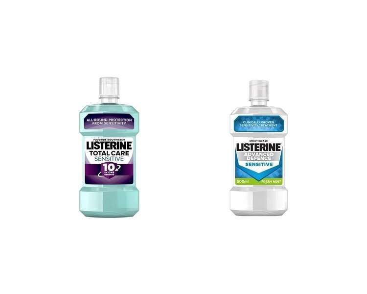 Listerine Total Care Sensitive Mouthwash 500ml