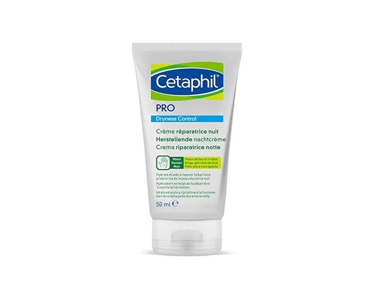 Cetaphil PRO Dryness Control Night Hand Cream for Sensitive and Irritated Skin 50ml
