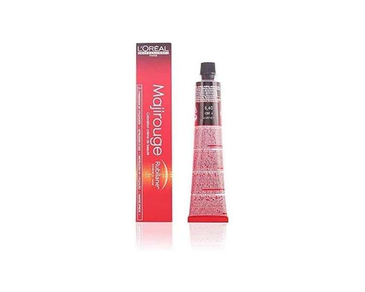 L'Oreal Majirouge Hair Color 6.40 Dark Extra Copper Blonde 50ml