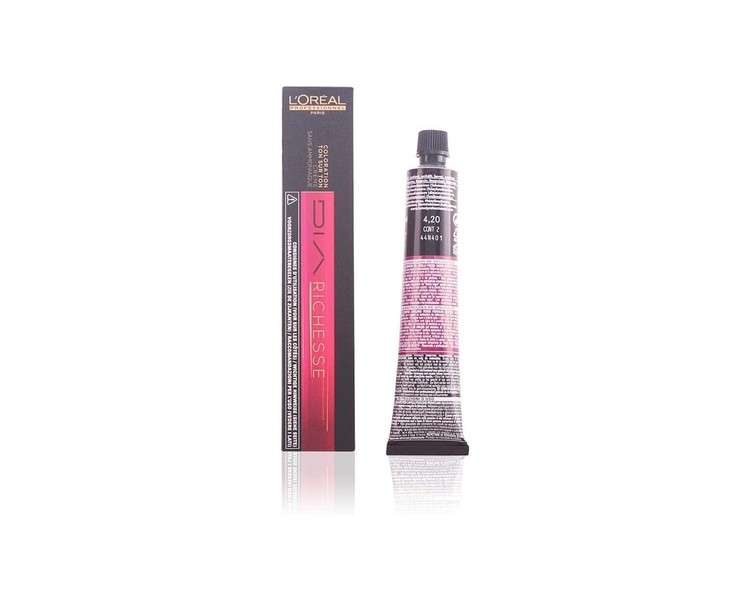 Loreal UES5 DIA RICHESSE 4.20 Iridescent Burgundy 50ml