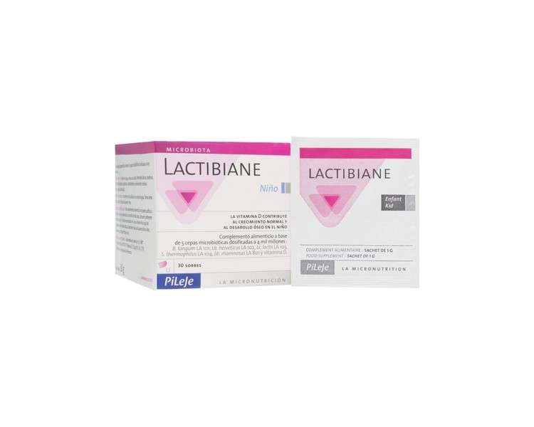 Pileje Lactibiane Children 30 Sachets of 1g