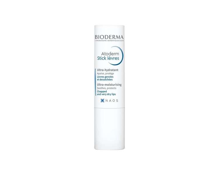 Bioderma Atoderm Lip Stick Deeply Hydrating Moisturising Ultra Nourishing Lip Balm with Niacinamide 4g