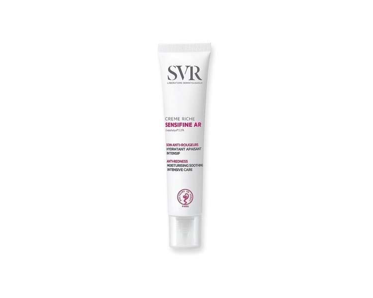 SVR Sensifine AR Anti-Redness Moisturising Soothing Cream Intensive Care 40ml